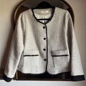Commense Tweed Crop Blazer